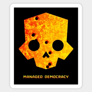 MANAGED DEMOCRACY 03 Sticker